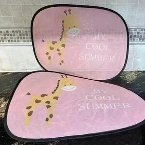 Unbranded Car Sunshade Large Pink